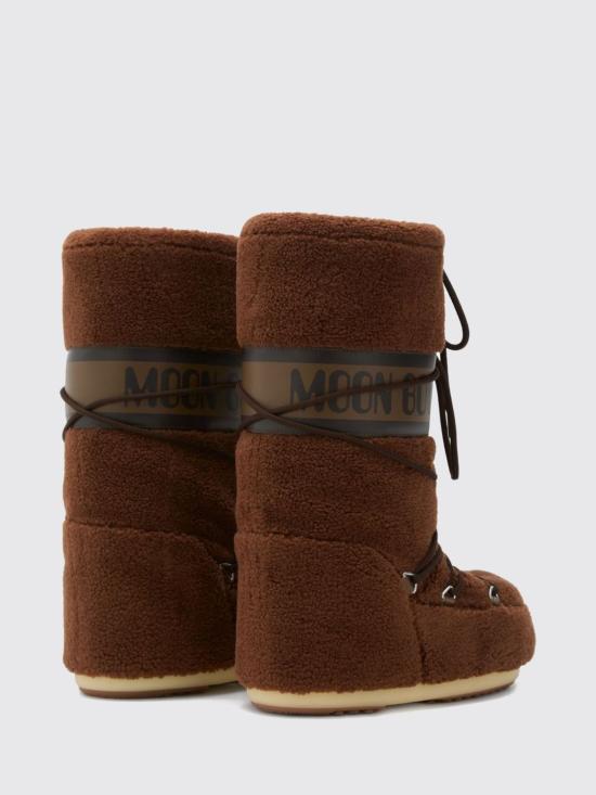 26FW 문부츠 아이콘 플리스 부츠 1403080 M004 Brown - MOON BOOT