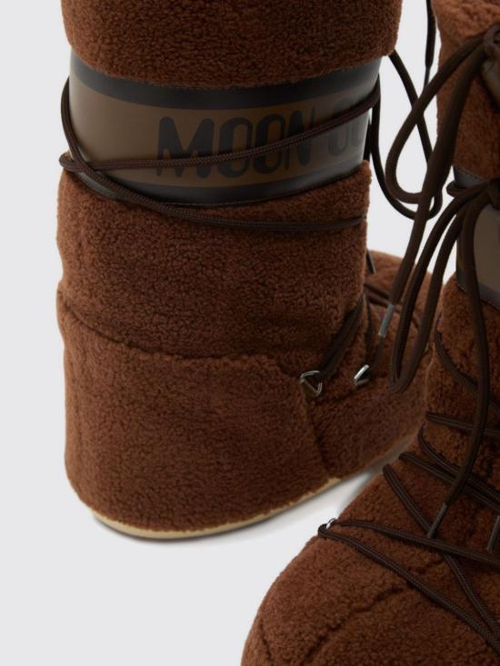 26FW 문부츠 아이콘 플리스 부츠 1403080 M004 Brown - MOON BOOT