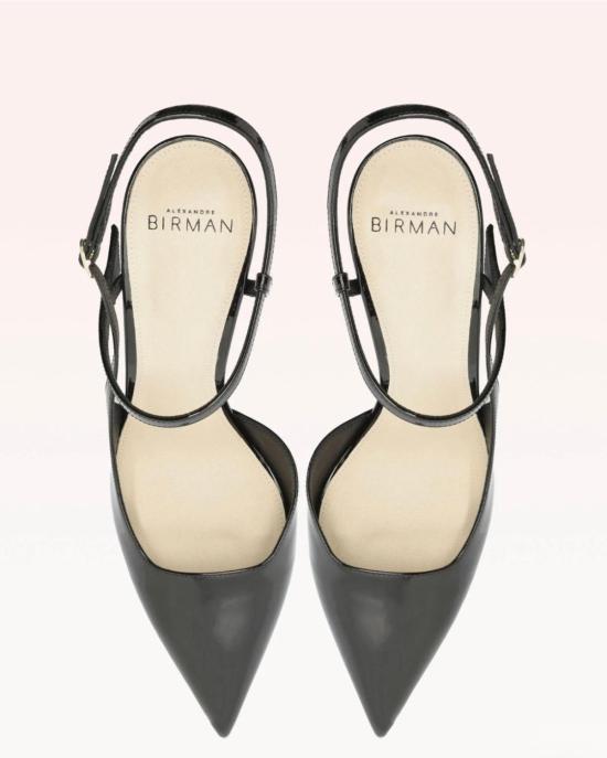  알렉산더버만 샌들 Alexandre Birman 티타 랩 85 힐 블랙 - ALEXANDRE BIRMAN