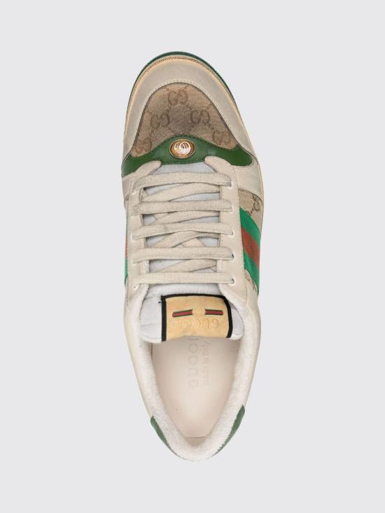 26FW 구찌 스크리너 GG 캔버스 디스트레스드 스니커즈 5465519Y920 9666 White - GUCCI