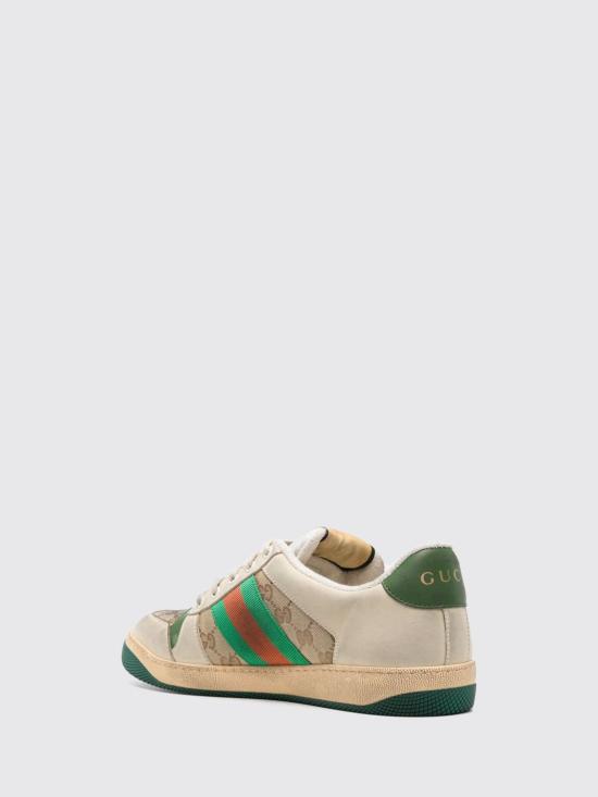 26FW 구찌 스크리너 GG 캔버스 디스트레스드 스니커즈 5465519Y920 9666 White - GUCCI