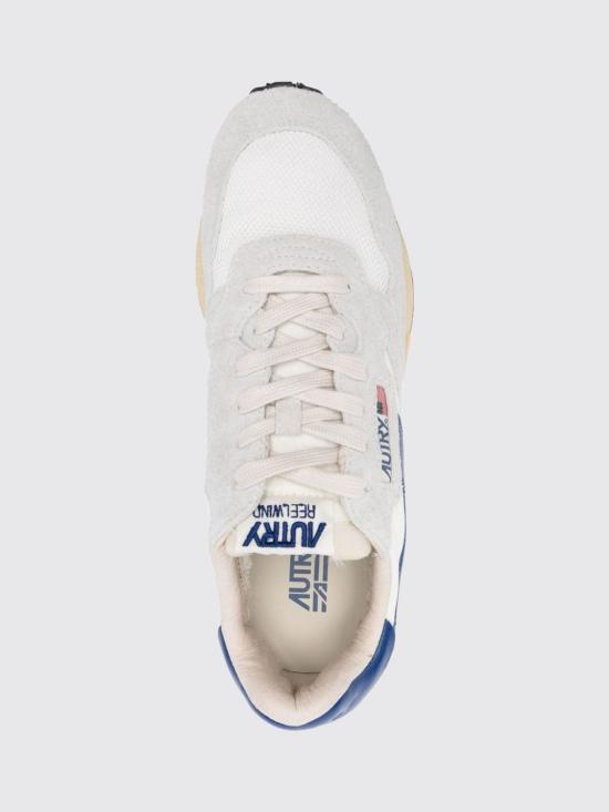 26FW 오트리 릴윈드 로우 나일론 스웨이드 스니커즈 WWLM UT01 White 2 - AUTRY