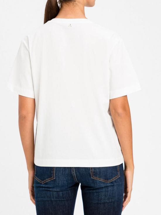 26FW 액티튜드 트윈세트 반팔 티셔츠 262AP2480 00526 White - ACTITUDE TWINSET