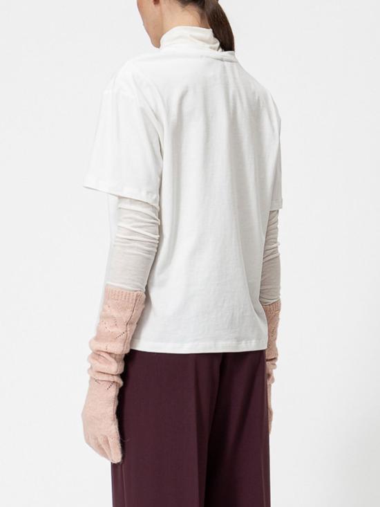 26FW 트윈셋 반팔 티셔츠 262TF2090 14113 White - TWINSET