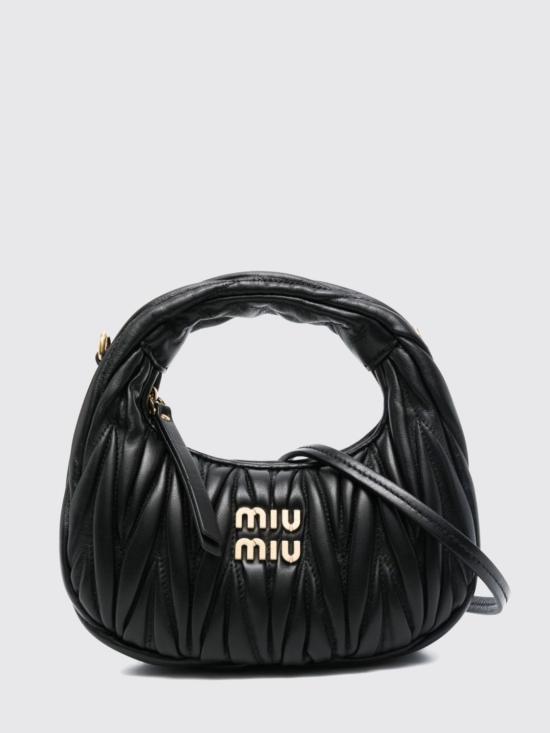 26FW 미우미우 토트백 5BP078AN88 F0002 Black