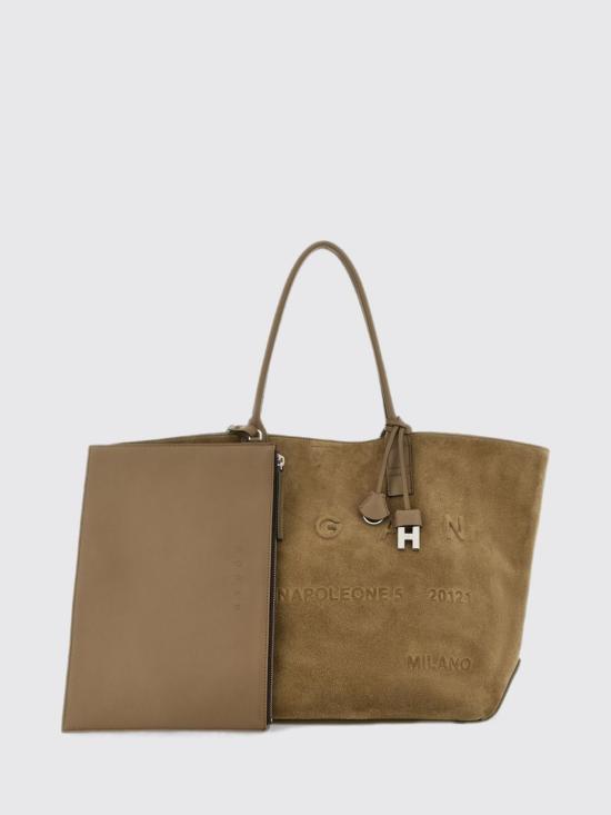 26FW 호간 숄더백 KBW01TA3300UGM C414 Brown - HOGAN
