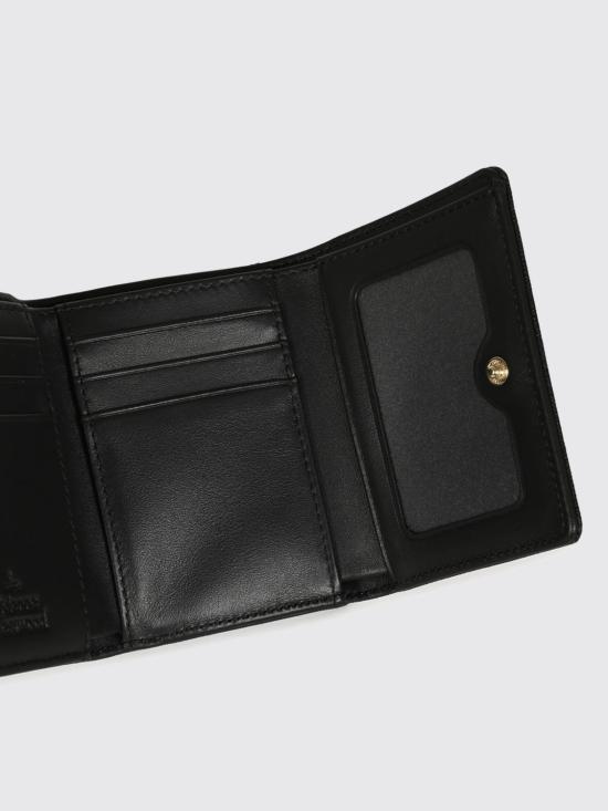 26FW 비비안웨스트우드 크로커다일 엠보스드 프레임 월렛 5115002MWL001N N402 Black - VIVIENNE WESTWOOD