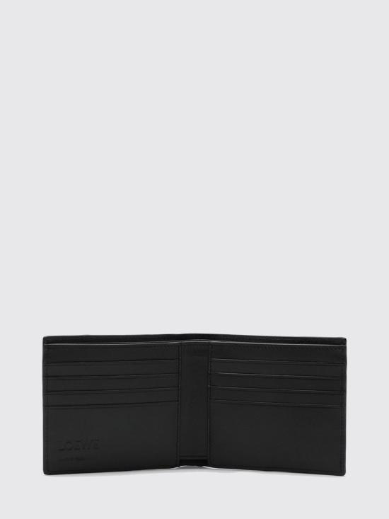 26FW 로에베 퍼즐 그레인 카프스킨 바이폴드 월렛 C510302X23 1100 Black - LOEWE