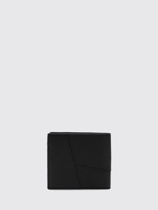 26FW 로에베 퍼즐 그레인 카프스킨 바이폴드 월렛 C510302X23 1100 Black - LOEWE