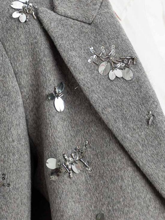 26FW 액티튜드 트윈세트 코트 262AP2150 12838 Grey - ACTITUDE TWINSET