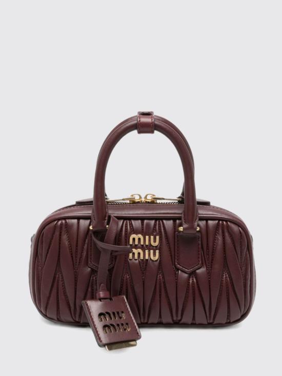 26FW 미우미우 토트백 5BP088AN88 F0007 Burgundy