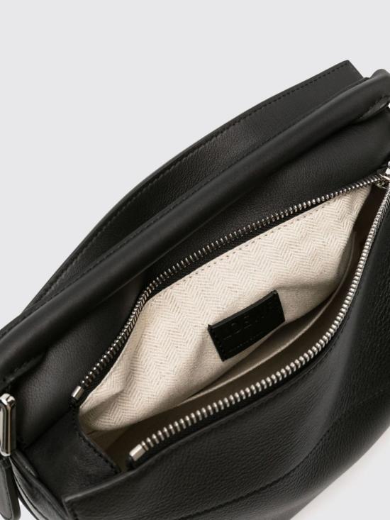 26FW 로에베 소프트 그레인 카프스킨 스몰 퍼즐 엣지 백 A510P60XAW 1100 Black - LOEWE