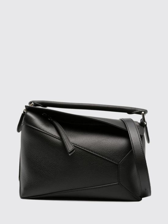 26FW 로에베 소프트 그레인 카프스킨 스몰 퍼즐 엣지 백 A510P60XAW 1100 Black