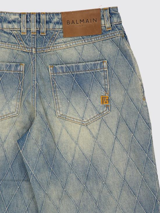 26FW 발망 데님 팬츠 HF1MI052DF79 6FC Blue - BALMAIN