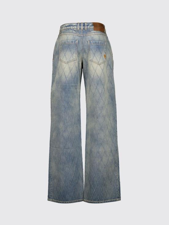 26FW 발망 데님 팬츠 HF1MI052DF79 6FC Blue - BALMAIN