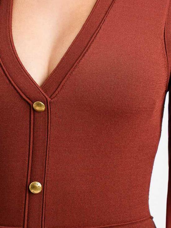 26FW 트윈셋 롱 원피스 262TP3082 06501 Cherry - TWINSET