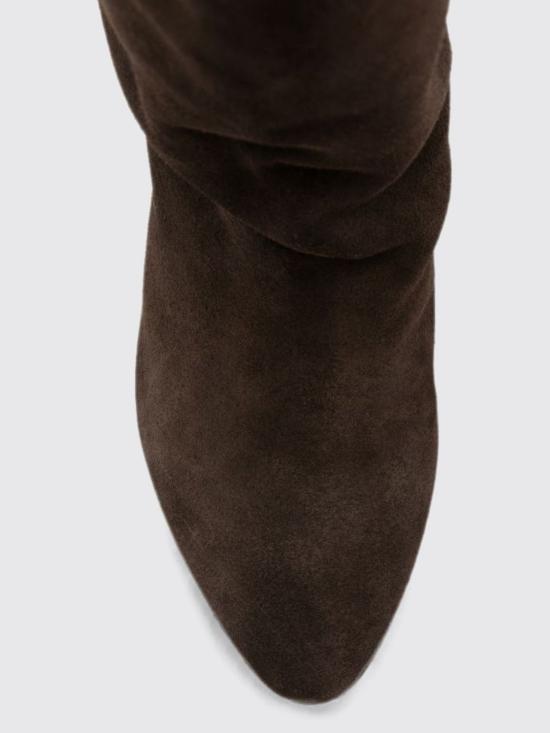 26FW 이자벨마랑 달비 드레이프 스웨이드 카프스킨 레더 부츠 BO0188FBC1A20S 50CL Brown - ISABEL MARANT