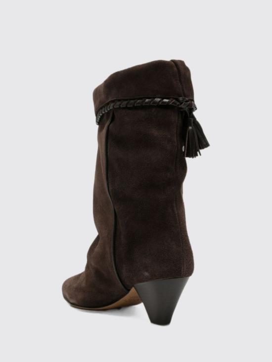 26FW 이자벨마랑 달비 드레이프 스웨이드 카프스킨 레더 부츠 BO0188FBC1A20S 50CL Brown - ISABEL MARANT