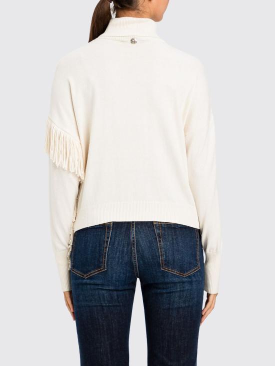 26FW 액티튜드 트윈세트 스웨터 262AP3010 00282 White - ACTITUDE TWINSET
