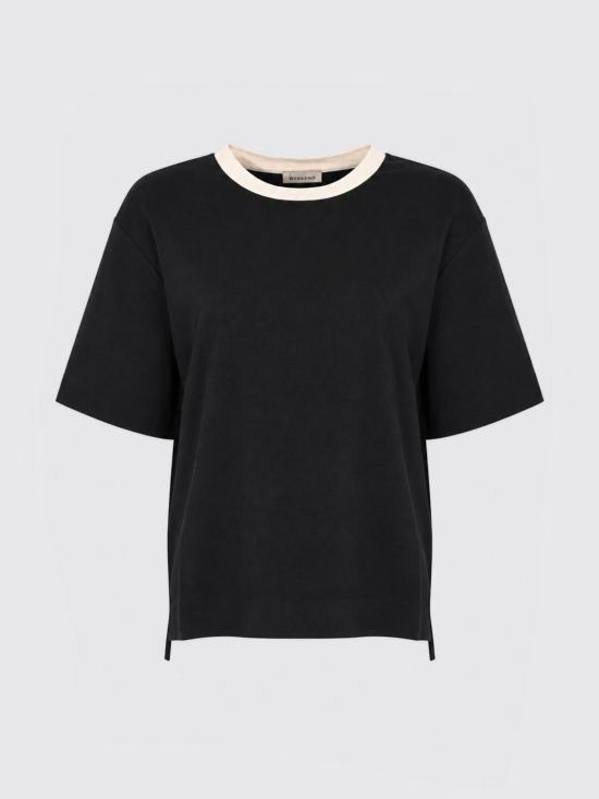 26FW 위켄드막스마라 반팔 티셔츠 2625976021600 005 Black