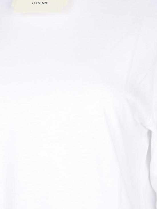 26FW 토템 반팔 티셔츠 253WRT0588FB0419 047 White - TOTEME