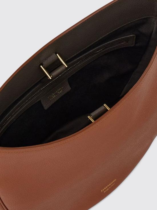 26FW 살바토레 페라가모 미디엄 호보백 21A170 785031 006 Brown - SALVATORE FERRAGAMO