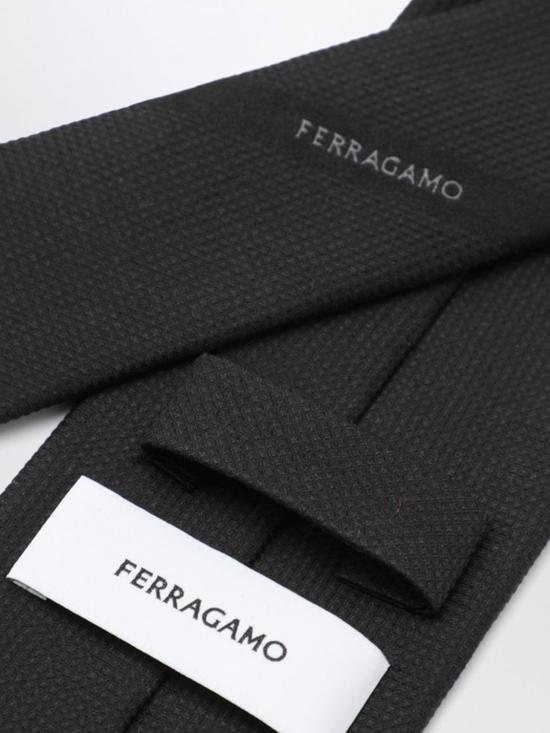 26FW 살바토레 페라가모 넥타이 778211 Black - SALVATORE FERRAGAMO