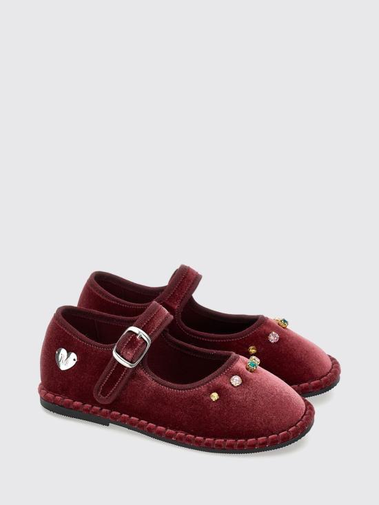 26FW [키즈] 모나리자 슈즈 8CH0138781 0069 Burgundy - MONNALISA
