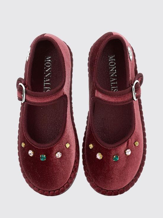 26FW [키즈] 모나리자 슈즈 8CH0138781 0069 Burgundy - MONNALISA
