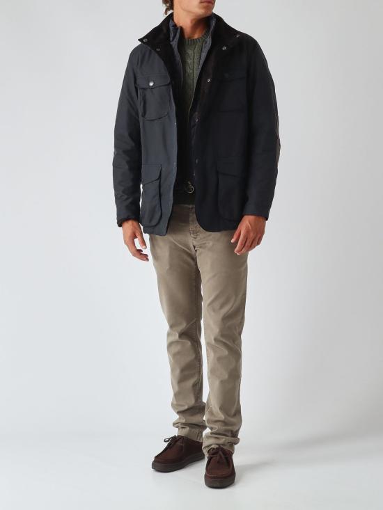 26FW 폴로 랄프로렌 로고 자수 케이블 니트 스웨터 710775885 554 Olive - POLO RALPH LAUREN