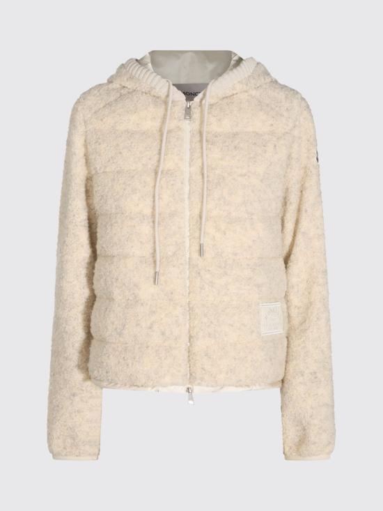 26FW 몽클레어 테디 패딩 집업 후디 L20938G0003489BI4 061 White