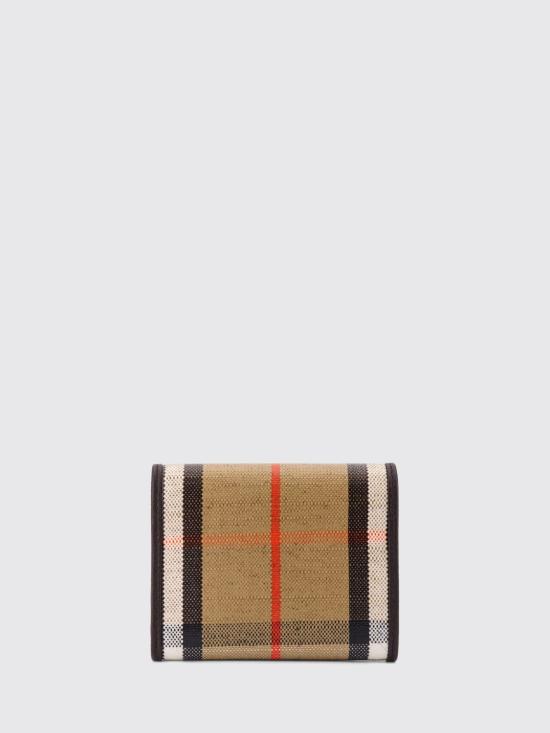 26FW 버버리 하이랜드 컴팩트 레더 월렛 8112281 Sand - BURBERRY