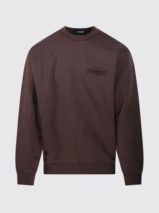 26FW 자크뮈스 그로그랭 스웨트 셔츠 SSM00206AJ00126 850 Brown - JACQUEMUS