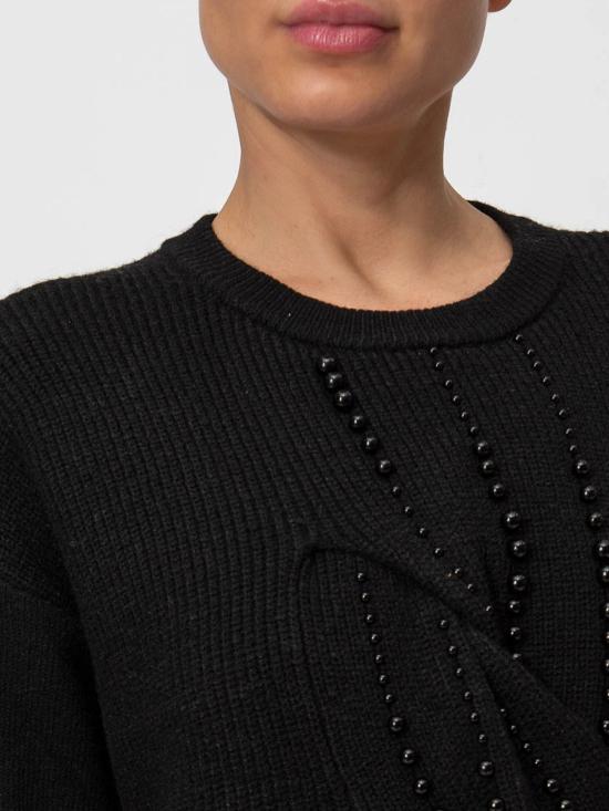 26FW 액티튜드 트윈세트 스웨터 262AT3081 00006 Black - ACTITUDE TWINSET