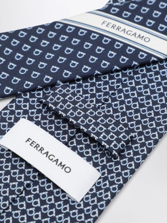 26FW 살바토레 페라가모 넥타이 794726 Navy - SALVATORE FERRAGAMO