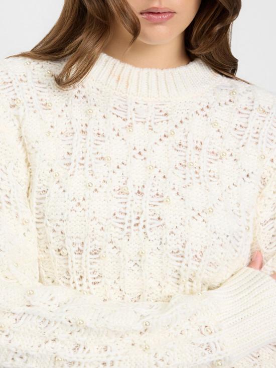 26FW 트윈셋 스웨터 262LI3TAA 00059 Pearl - TWINSET