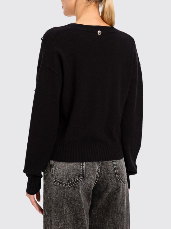 26FW 액티튜드 트윈세트 스웨터 262AP3180 00006 Black - ACTITUDE TWINSET