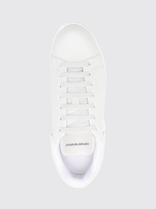 26FW 엠포리오 아르마니 스니커즈 EM003663AF19999 U0001 White - EMPORIO ARMANI