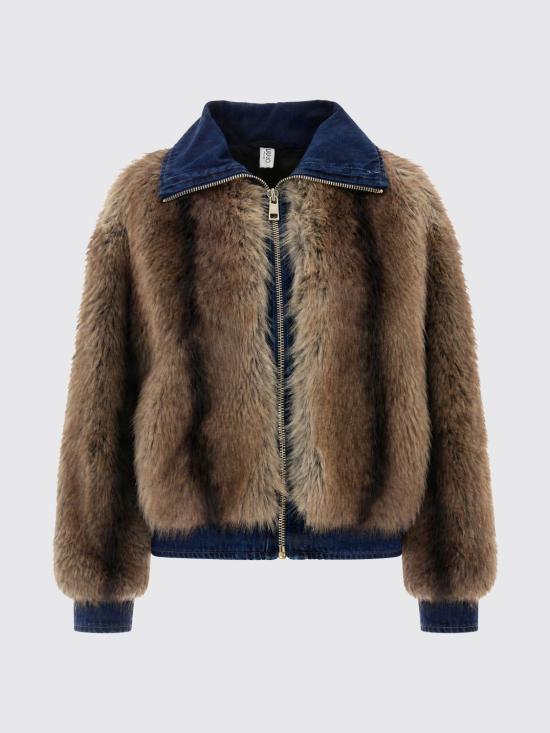 26FW 리우조 자켓 UF6153E1158 X0466 Brown - LIU JO
