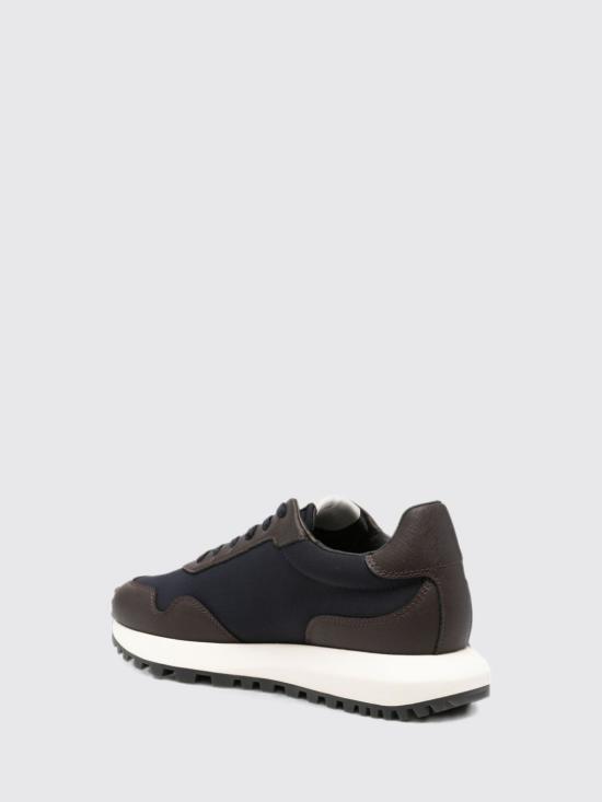 26FW 엠포리오 아르마니 스니커즈 EM003738AF19532 M6494 Navy - EMPORIO ARMANI
