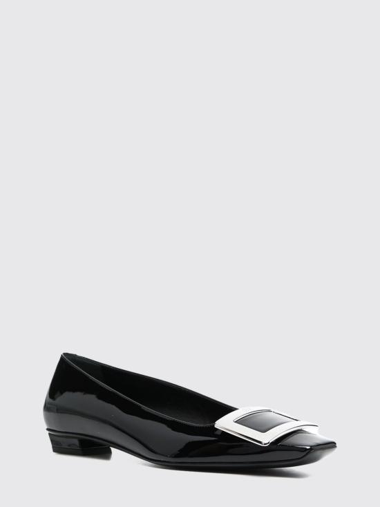 26FW 로저비비에 플랫 슈즈 RVW00700920D1P B999 Black - ROGER VIVIER