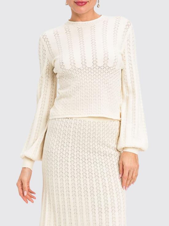 26FW 트윈셋 스웨터 262TP3124 00059 Pearl