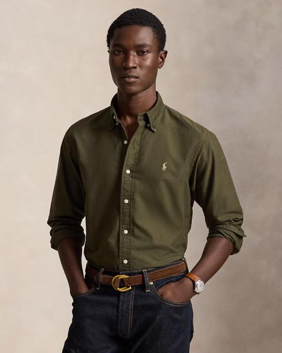  폴로 랄프로렌 셔츠 710805564520 COMPANY OLIVE - POLO RALPH LAUREN