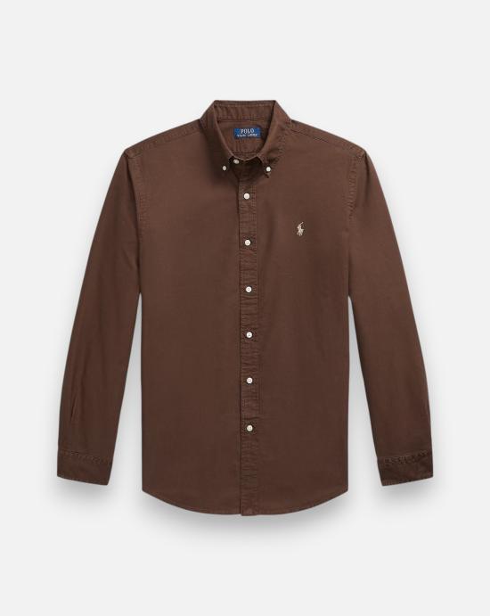  폴로 랄프로렌 셔츠 710805564519 NUTMEG BRWN BROWN