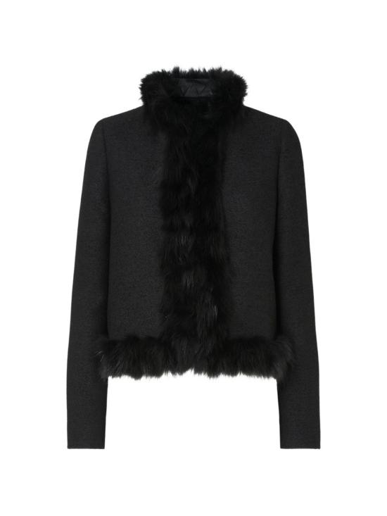 26FW 펜디 무스탕 FW5167 B1HGF0QA1 BLACK