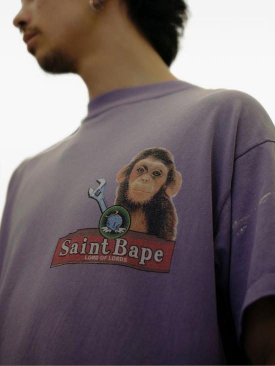 26FW 세인트 미카엘 반팔 티셔츠 SMMK10000C36 PURPLE VIOLET - SAINT MXXXXXX