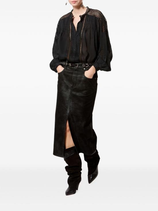 26FW 이자벨마랑에뚜왈 미디 스커트 JU0524FA D3B01E 50BW BROWN - ISABEL MARANT ETOILE