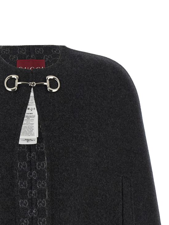  구찌 케이프 LD852796ZAQW01179 BLACK - GUCCI