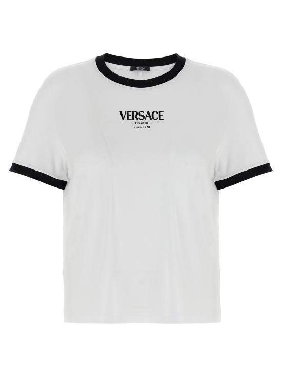 26SS 베르사체 폴로 티셔츠 VE324762BM WHITE