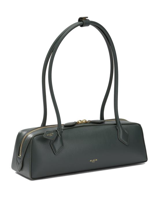 26FW 알라이아 르 테켈 미디움 레더 숄더백 AA1S06033I061U48 Green - ALAIA